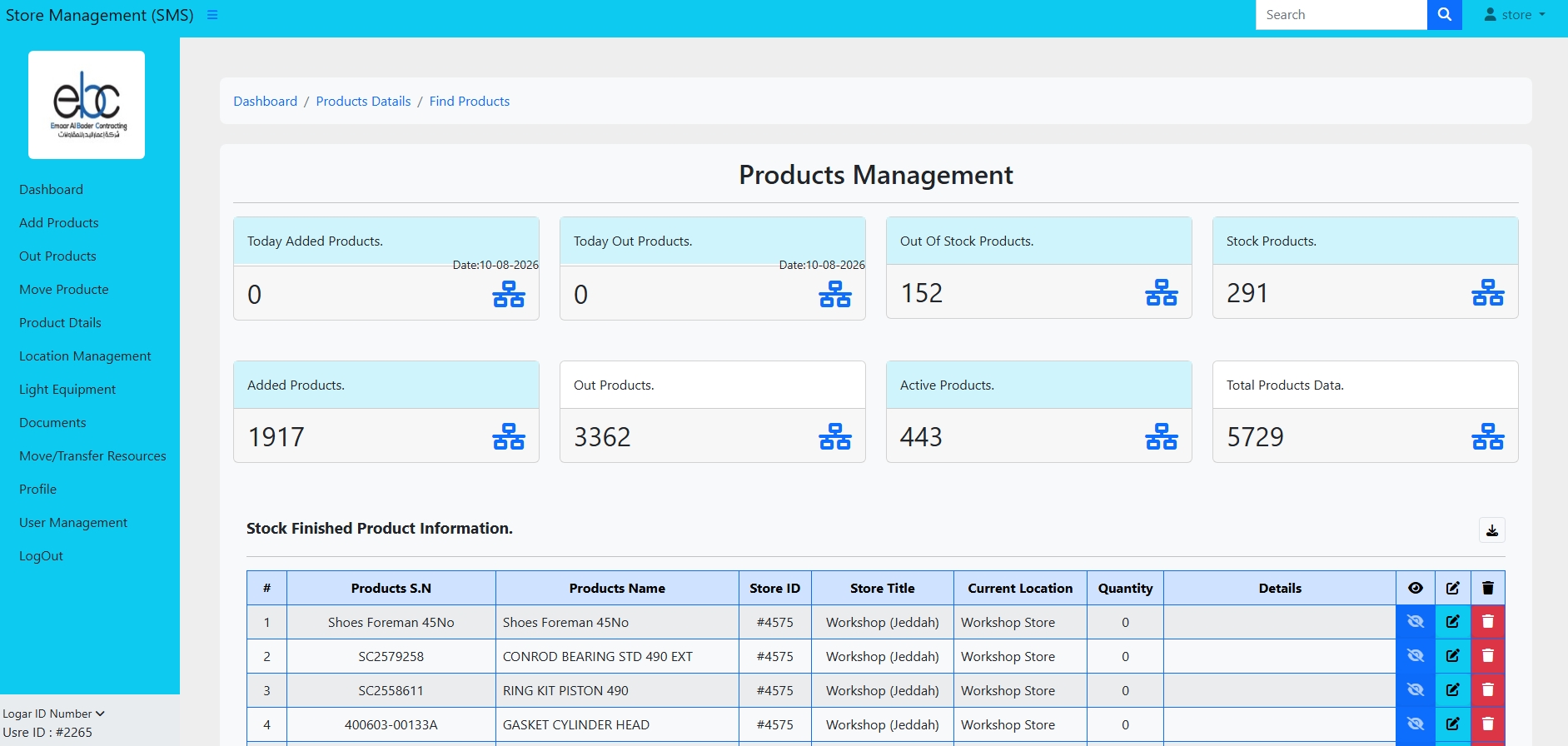 Store Management System